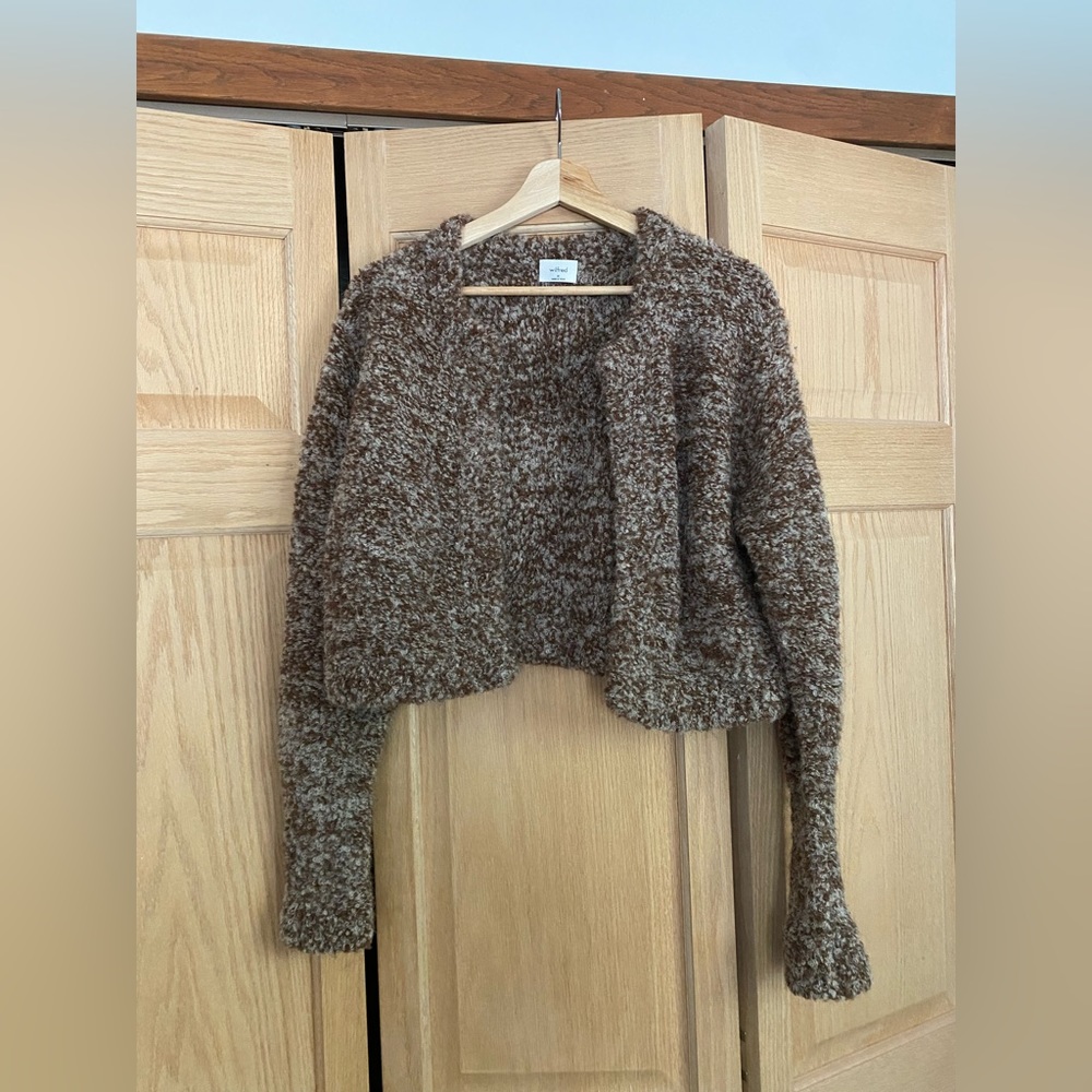 Aritzia Wilfred fuzzy cardigan